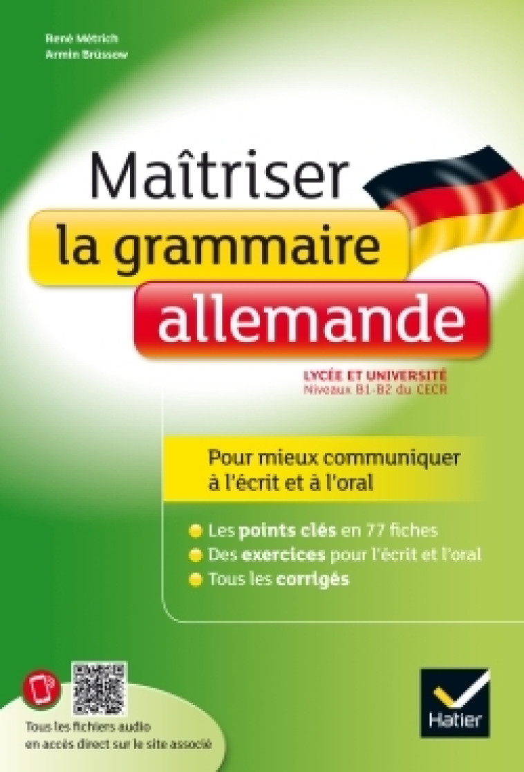 MAITRISER LA GRAMMAIRE ALLEMANDE 2017 - BRUSSOW/METRICH - HATIER