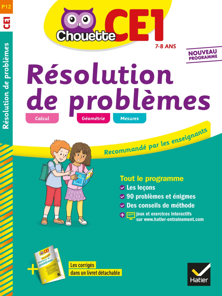 RESOLUTION DE PROBLEMES CE1 2019 - COLLETTE GERALDINE - HATIER