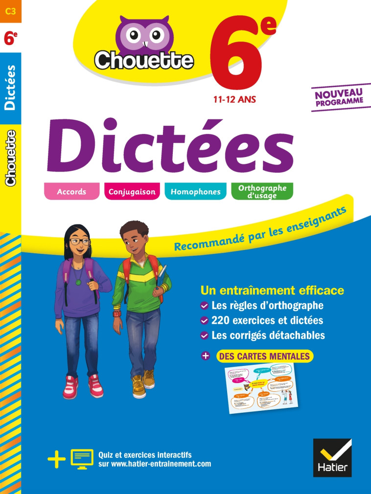 DICTEES 6E 2019 - SAUVE FABIENNE - HATIER