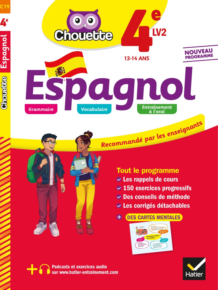 ESPAGNOL 4E 2019 - CONGAR/KERZULEC - HATIER