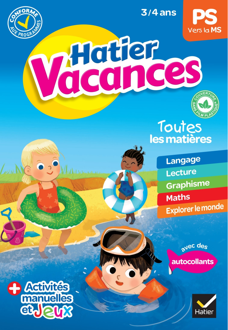 CAHIER DE VACANCES DE LA PS VERS LA MS 2020 - SPAMPINATO/HAHN - HATIER