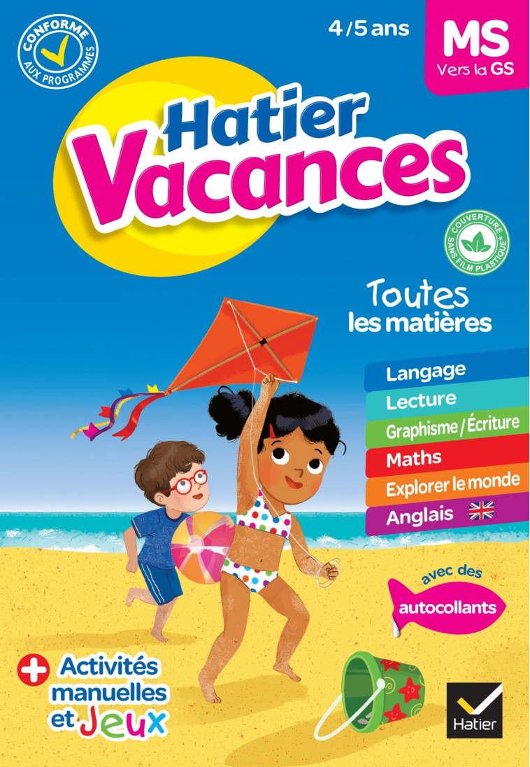 CAHIER DE VACANCES DE LA MS A LA GS - DOUTREMEPUICH - HATIER