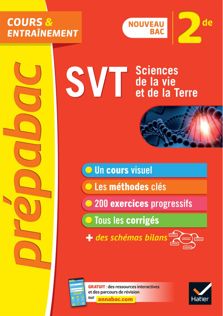 SVT 2DE NE 2019 COURS ET ENTRAINEMENT - DUCASSE/FORICHON/VAH - HATIER