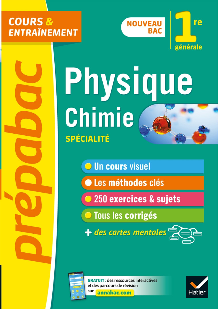 SPECIALITE PHYSIQUE CHIMIE 1RE 2019 COURS & ENTRAINEMENT - CARRASCO/CHAUVIN - HATIER