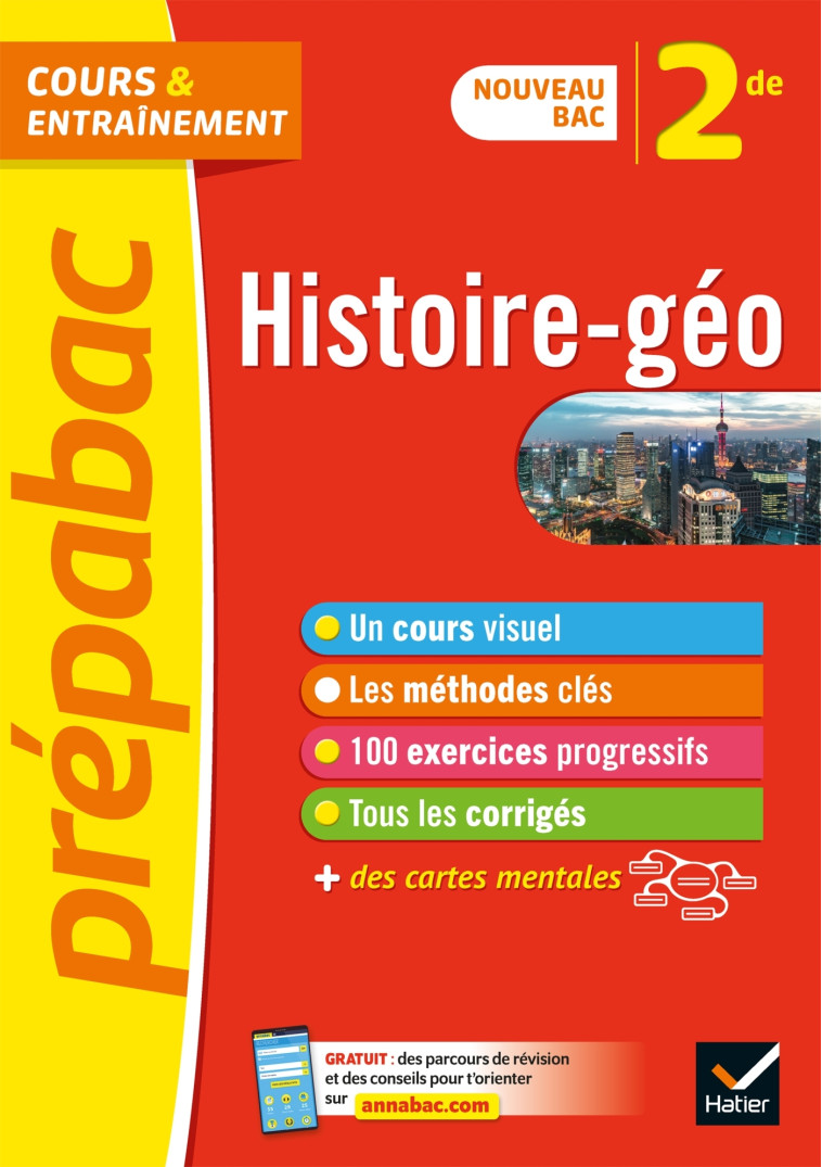 HISTOIRE-GEOGRAPHIE 2DE NE 2019 COURS ET ENTRAINEMENT - CLAVEL/GAILLARD - HATIER