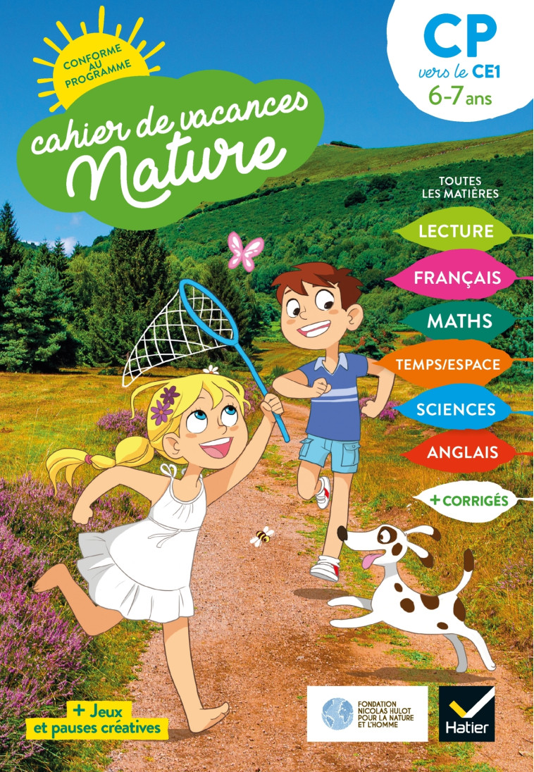 CAHIER DE VACANCES NATURE 2020 DU CP AU CE1 6/7 ANS - VIDEAU/MOHN - HATIER