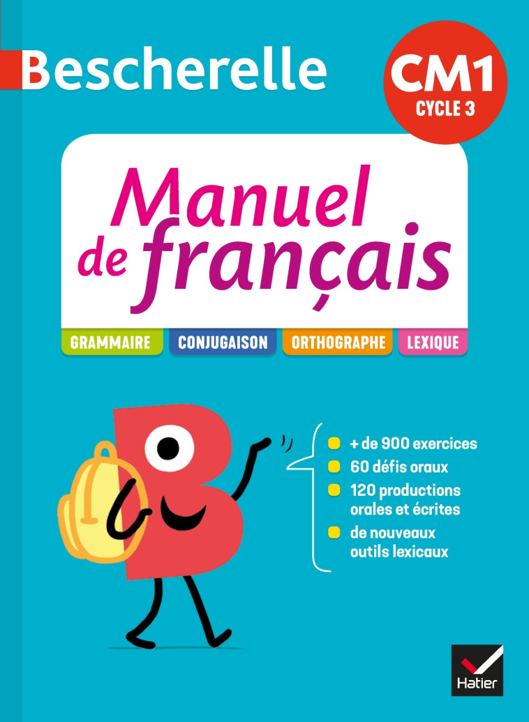 BESCHERELLE - FRANCAIS CM1 ED. 2020 - MON M ANUEL D'ETUDE DE LA LANGUE ELEVE - CELLIER/MARZOUK - HATIER