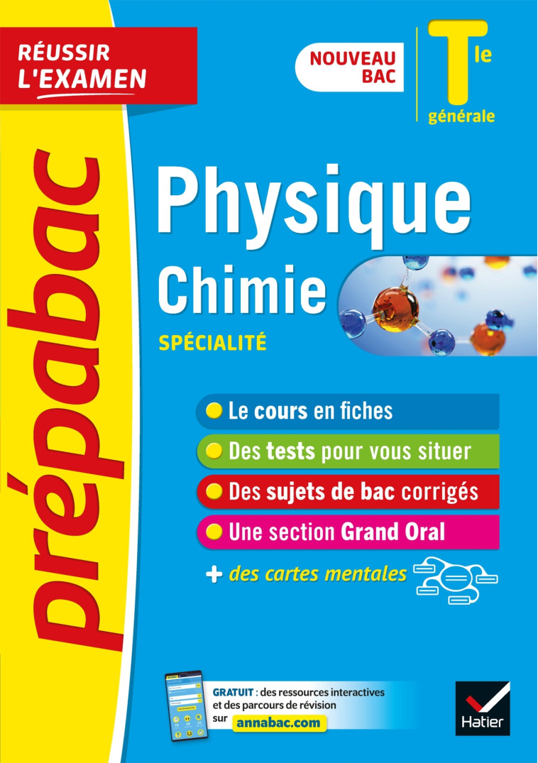 PHYSIQUE CHIMIE TLE GENERALE 2021 REUSSIR L' EXAMEN - BENGUIGUI/BROSSARD - HATIER