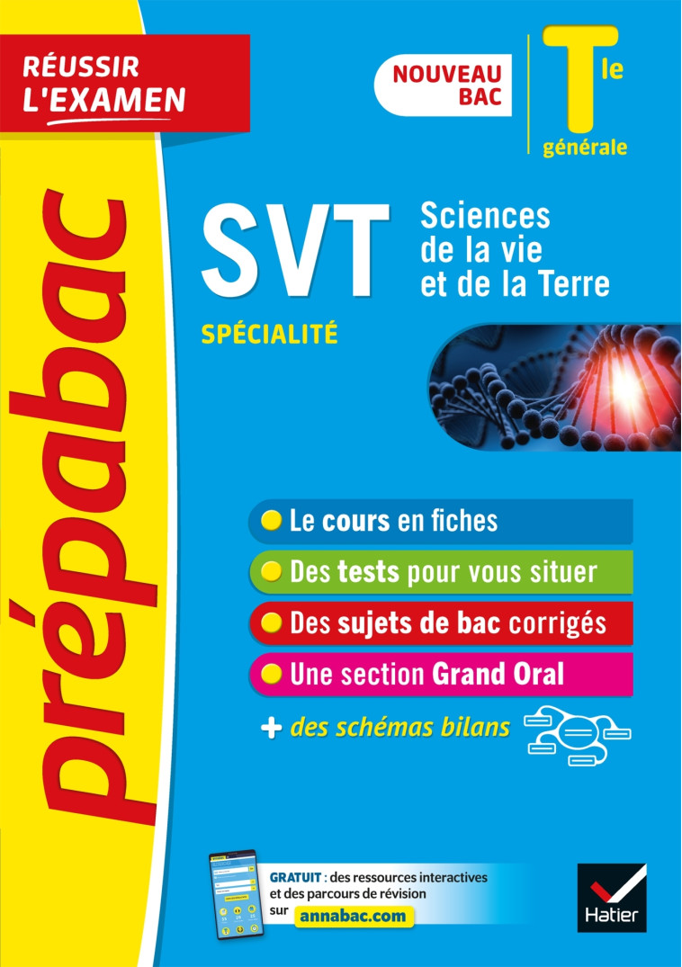 SPECIALITE SVT TLE 2021 REUSSIR L'EXAMEN - CASTILLO/FAIVRE/VAH - HATIER