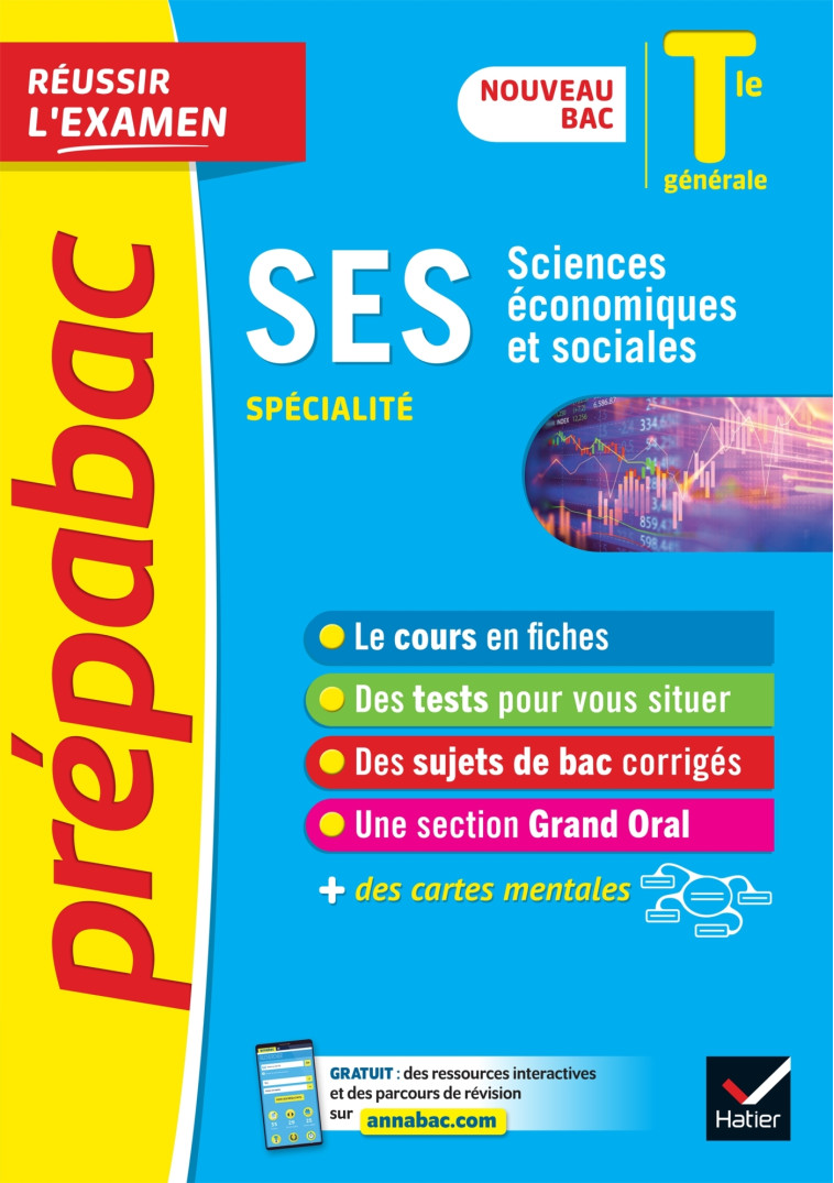 SPECIALITE SES TLE 2021 REUSSIR L'EXAMEN - BACHELERIE-MARTEAU - HATIER