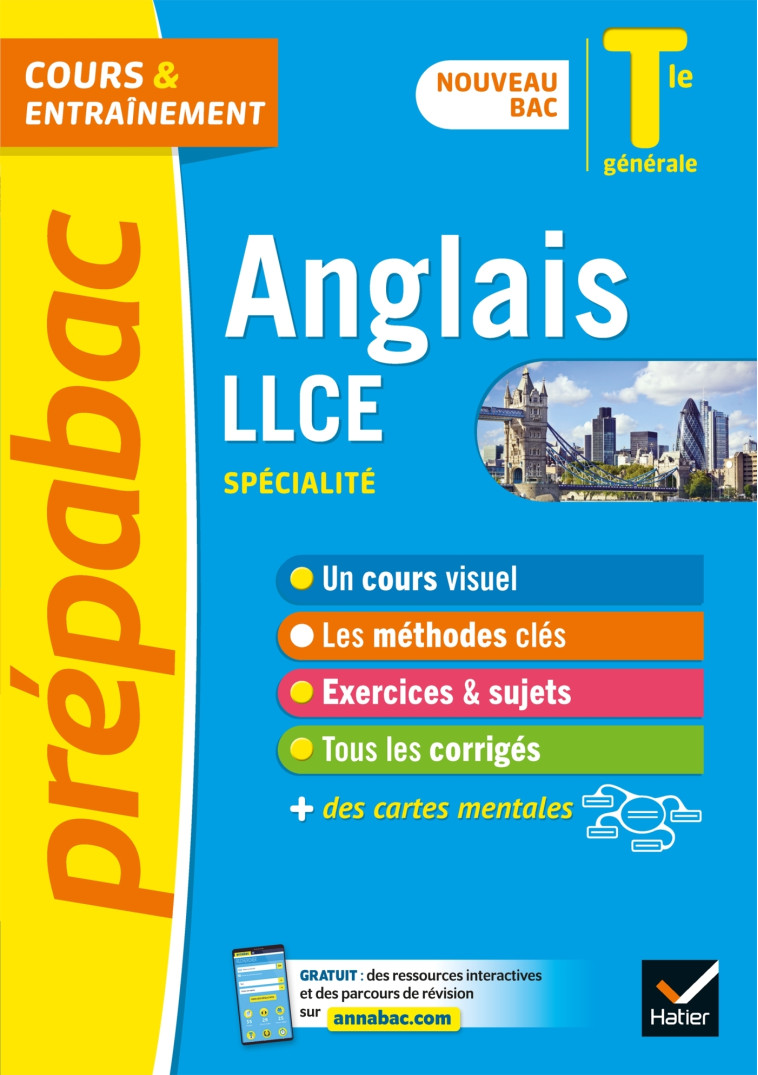 ANGLAIS LLCE TLE GENERALE 2021 COURS ET ENTRAINEMENT - BITAILLOU/COURTY - HATIER