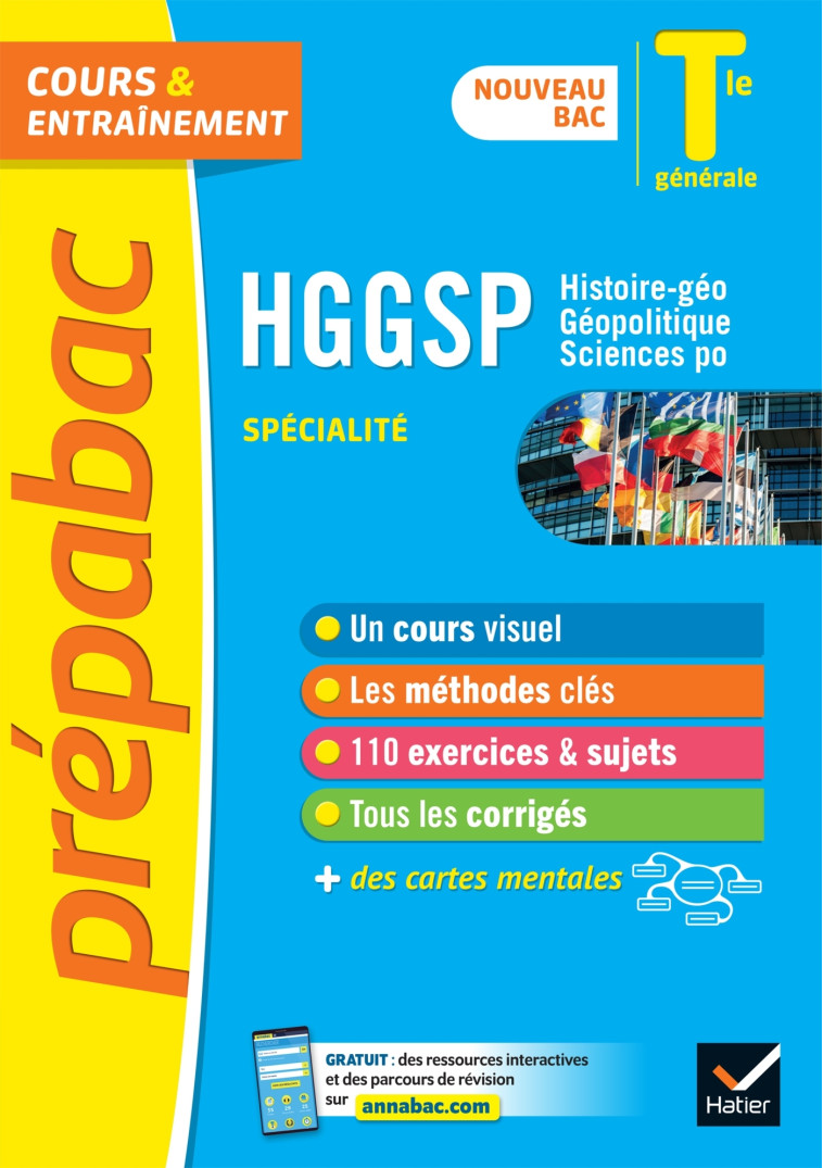 HISTOIRE GEO GEOPOLITIQUE SCIENCES PO TLE COURS ET ENTRAINEMENT - CLAVEL/VAN DE WANDEL - HATIER