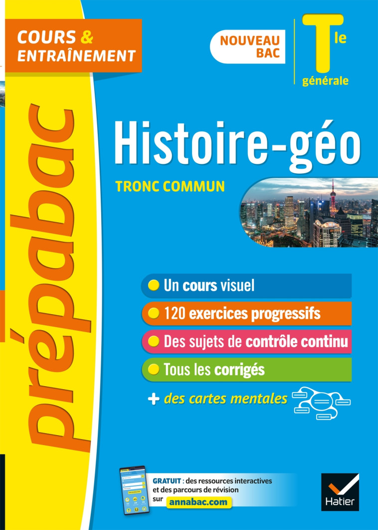 HISTOIRE GEOGRAPHIE TLE GENERALE  2020 COURS ET ENTRAINEMENT - BEDOURET/CALAUZENES - HATIER