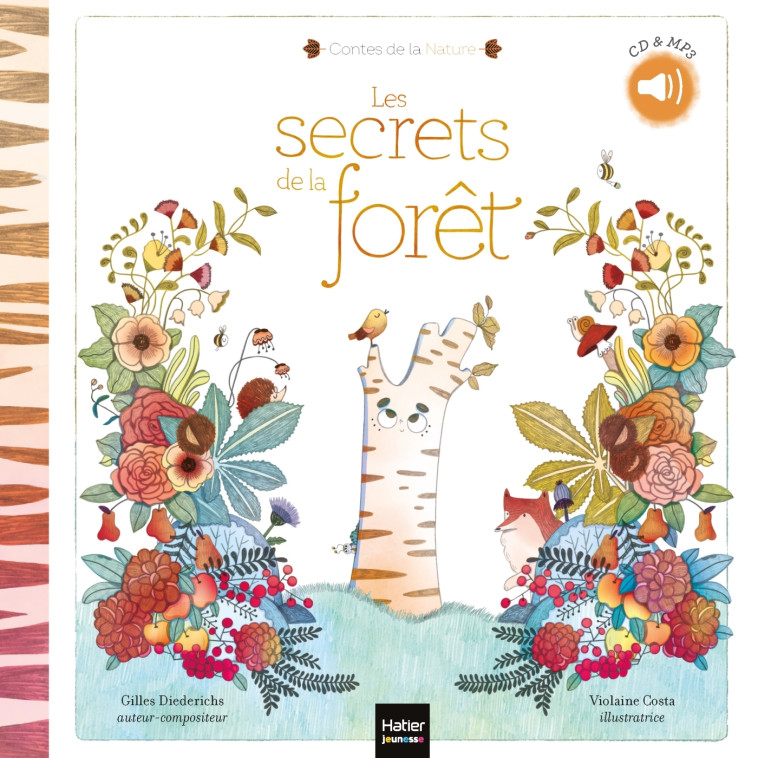 LES SECRETS DE LA FORET + CD - DIEDERICHS/COSTA - HATIER JEUNESSE