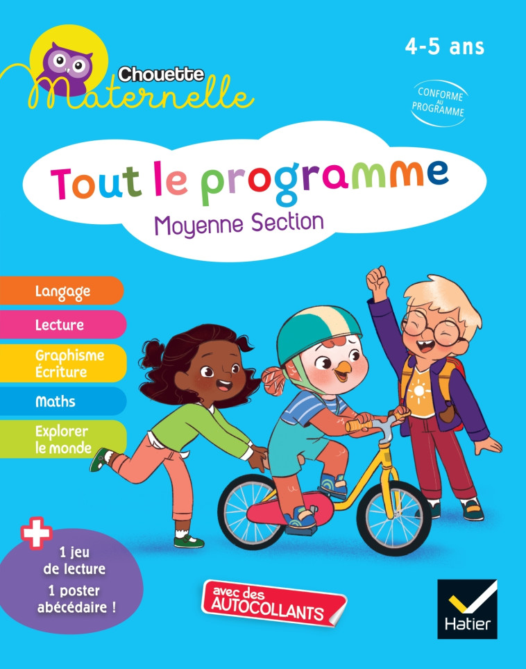 CHOUETTE MATERNELLE TOUT LE PROGRAMME MS 2021 - DOUTREMEPUICH - HATIER