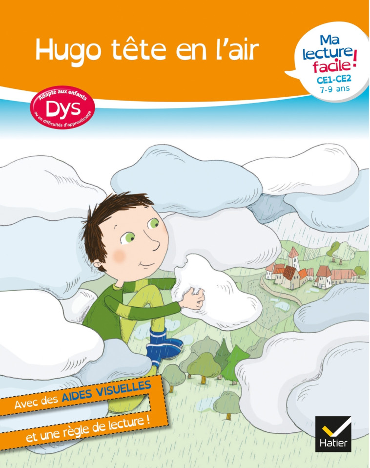 HUGO TETE EN L'AIR CE1 CE2 - BARGE/OVERZEE - HATIER