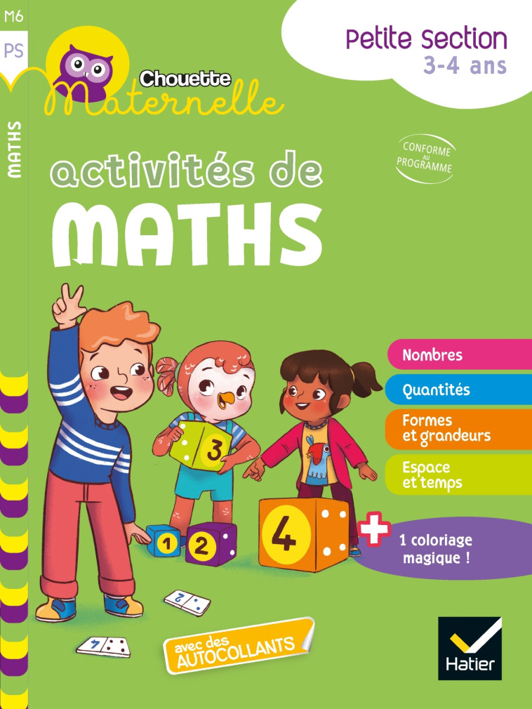 ACTIVITES DE MATHS PS 2021 - BARGE/OVERZEE/REBENA - HATIER