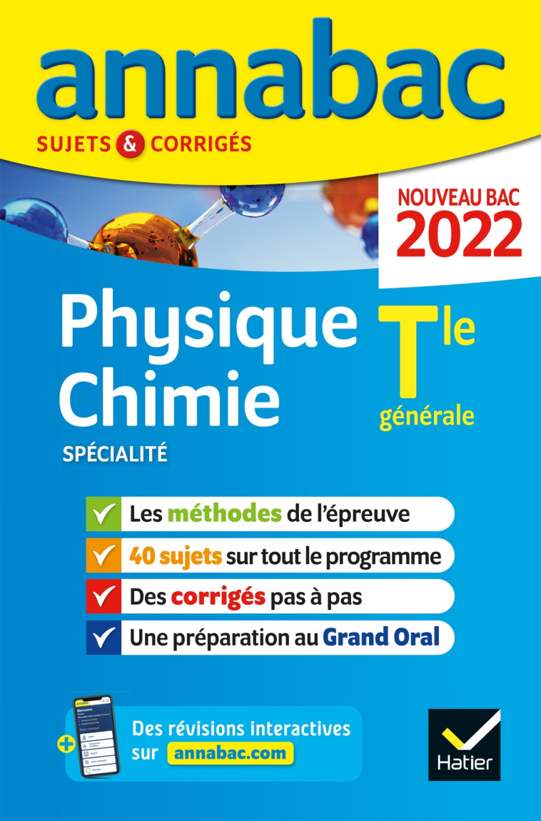 SPECIALITE PHYSIQUE CHIMIE TLE 2022 - XXX - HATIER