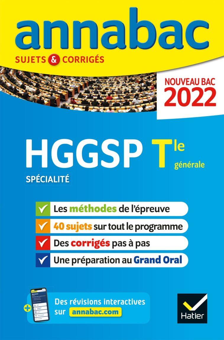 SPECIALITE HGGSP TLE 2022 - XXX - HATIER