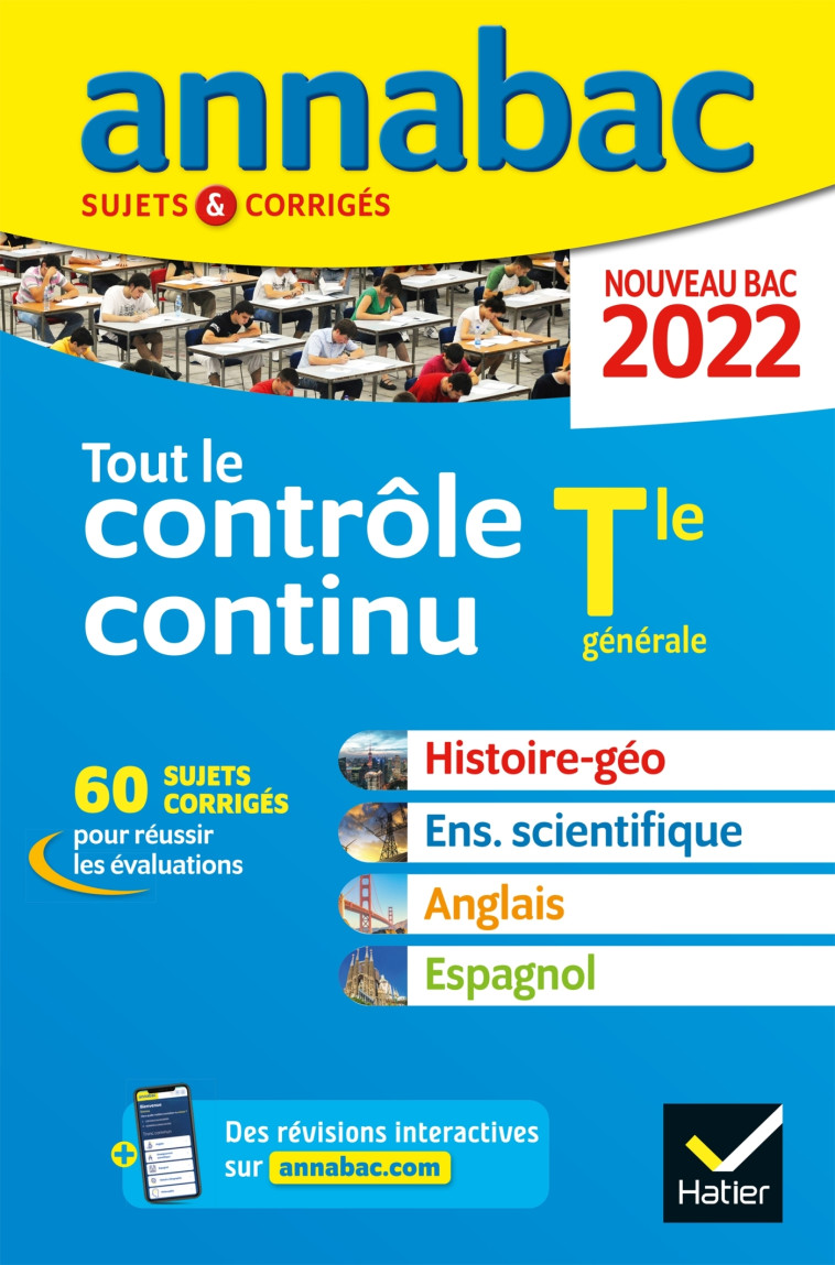 TOUT LE CONTROLE CONTINU TLE 2022 - XXX - HATIER