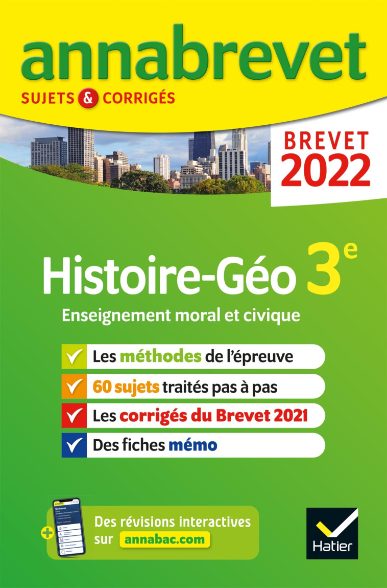 HISTOIRE GEO EMC 3E 2022 - CLAVEL/LECAILLON - HATIER