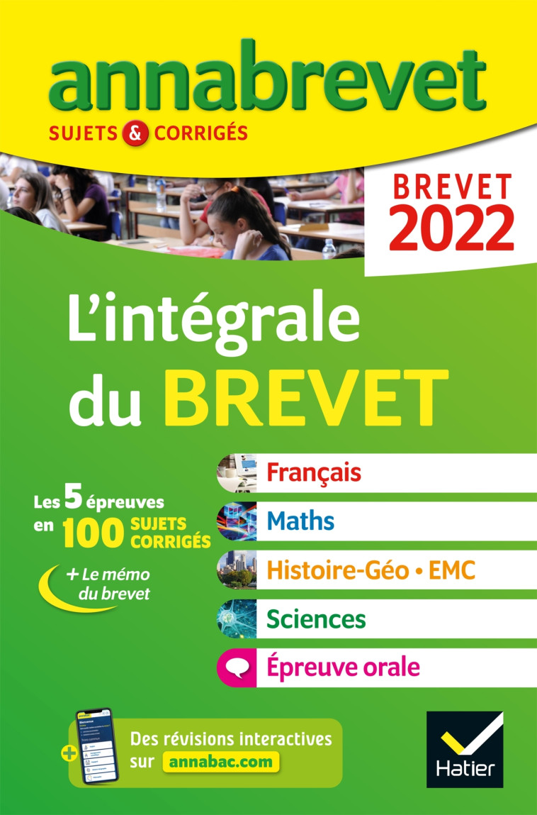 L'INTEGRALE DU BREVET 2022 - XXX - HATIER