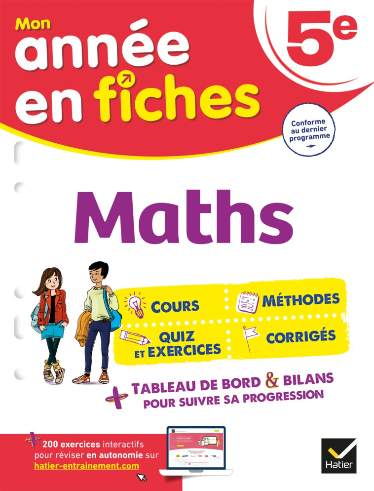 MATHS 5E  2021 - DE REGGI/QUINTON - HATIER