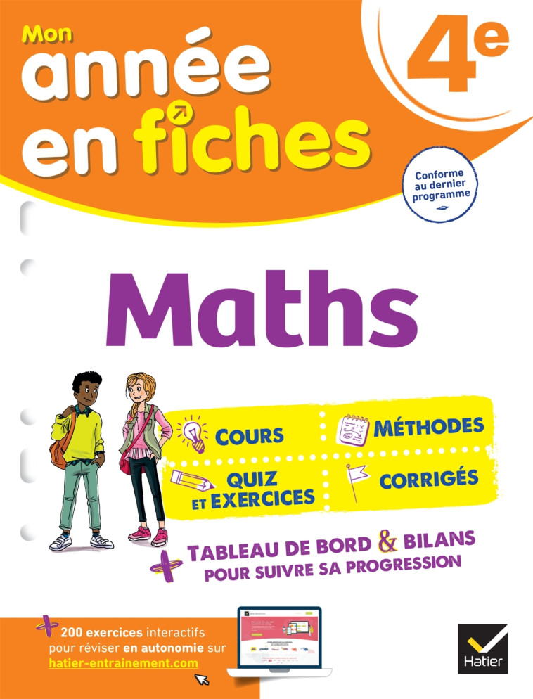 MATHS 4E  2021 - DE REGGI/QUINTON - HATIER