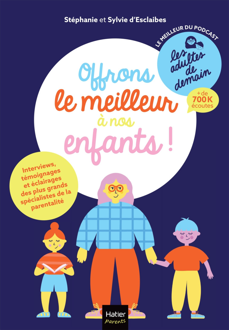 LES ADULTES DE DEMAIN - OFFRONS LE MEILLEUR A NOS ENFANTS - D'ESCLAIBES - HATIER PARENTS