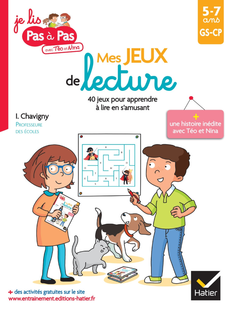 MES JEUX DE LECTURE GS-CP - CHAVIGNY - HATIER