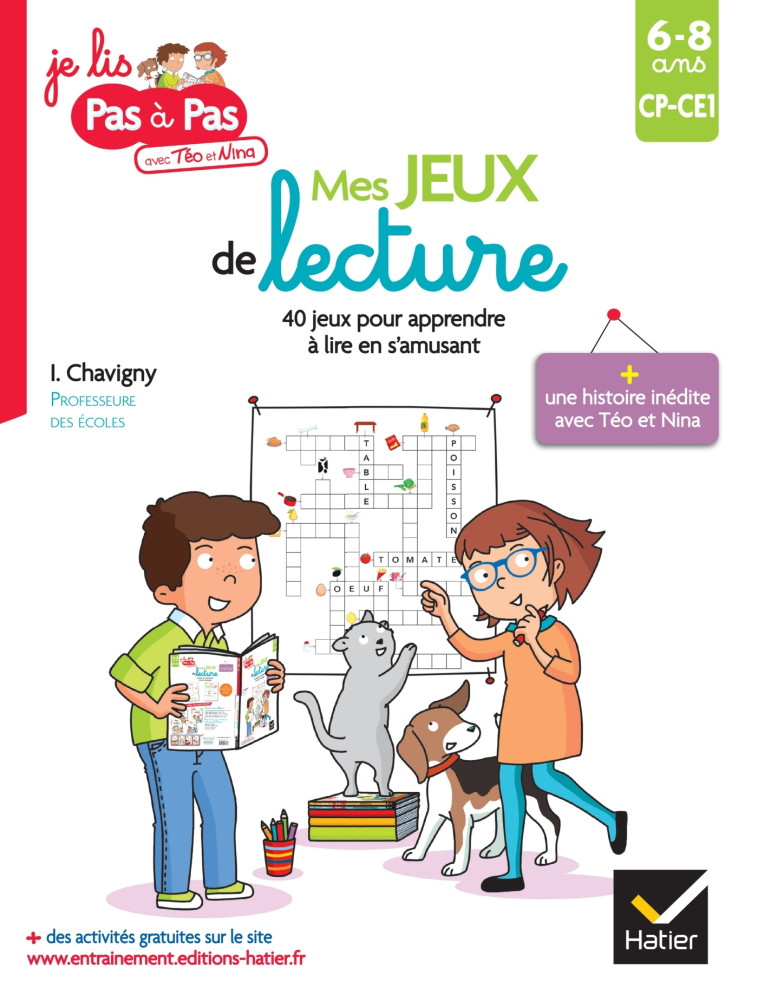 MES JEUX DE LECTURE CP-CE1 - CHAVIGNY - HATIER