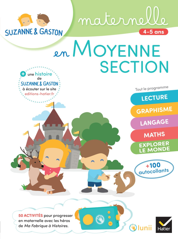 SUZANNE ET GASTON EN MOYENNE SECTION DE MATERNELLE - DOUTREMEPUICH - HATIER