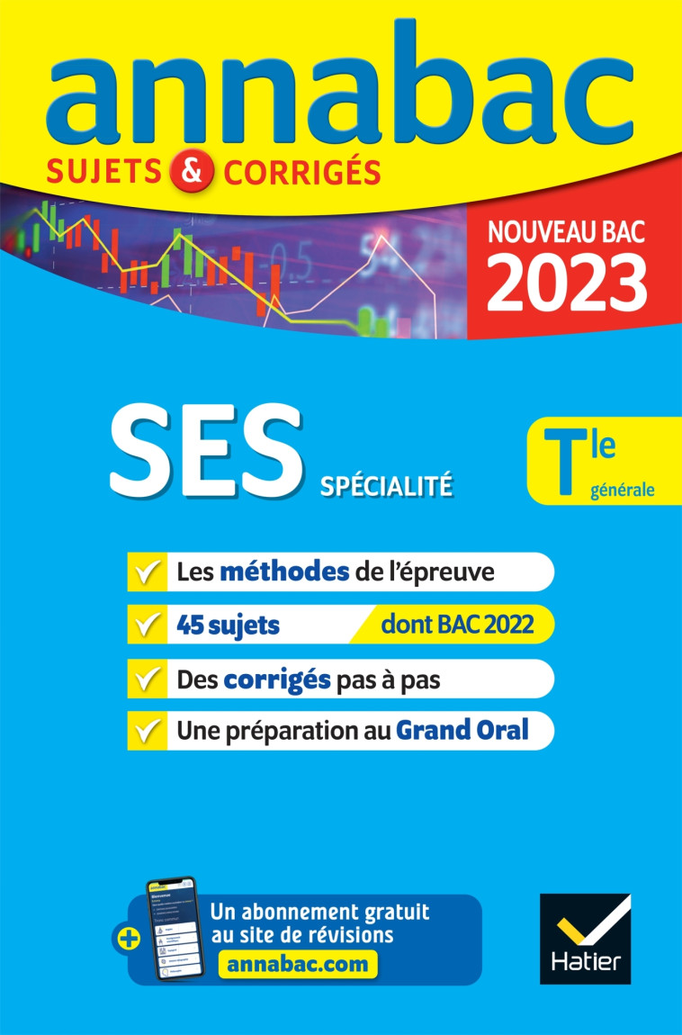 SPECIALITE SES TLE ANNALES 2023 - XXX - HATIER