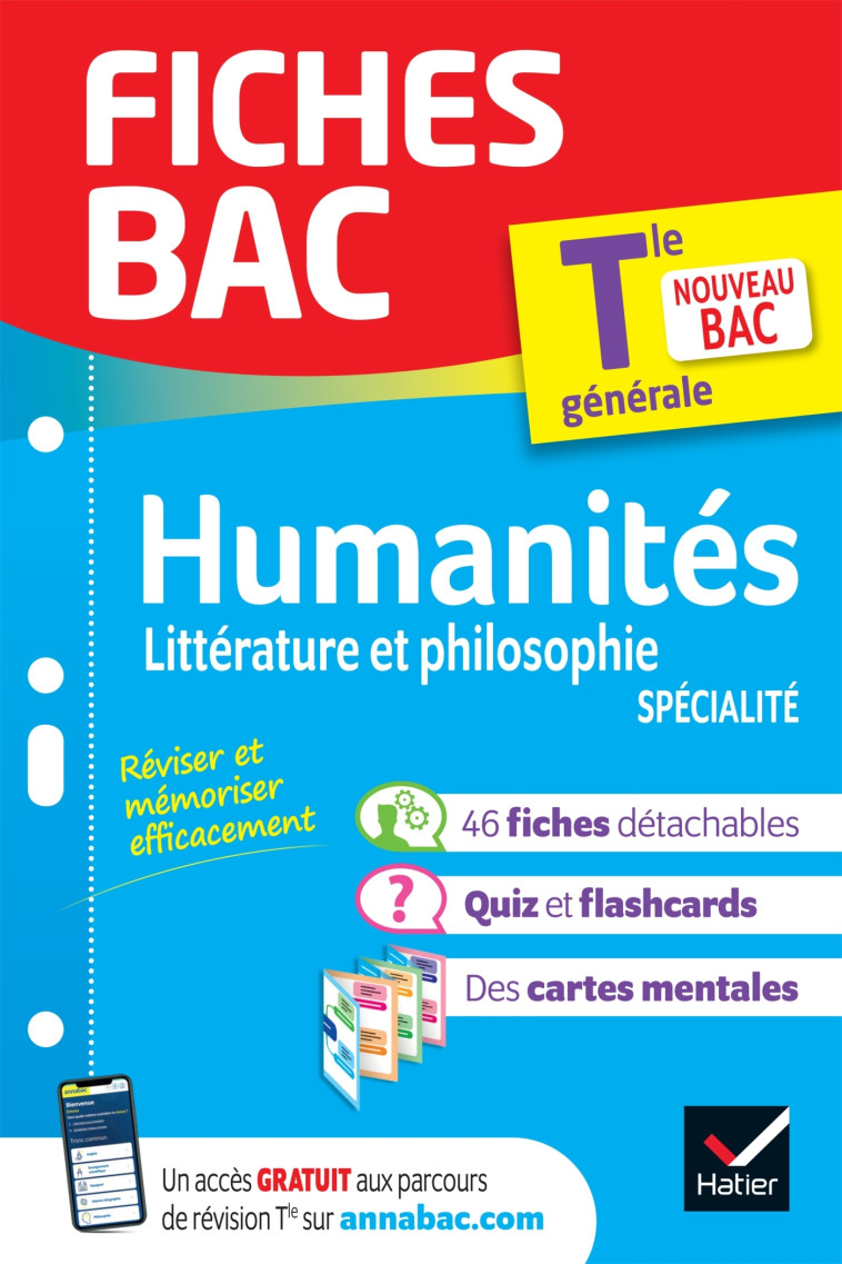 HUMANITES LITTE PHILO TLE FICHES DETACHABLES BAC 2023 - LAMOUCHE/SPIES/TOUET - HATIER