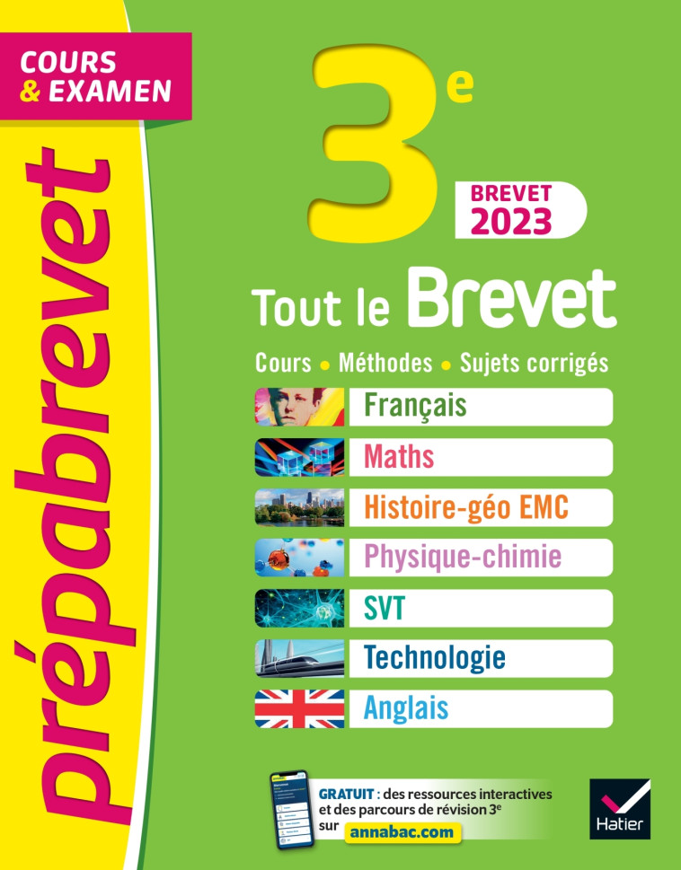 LE TOUT-EN-UN 3E BREVET 2023 - BUREAU/RATTIER - HATIER