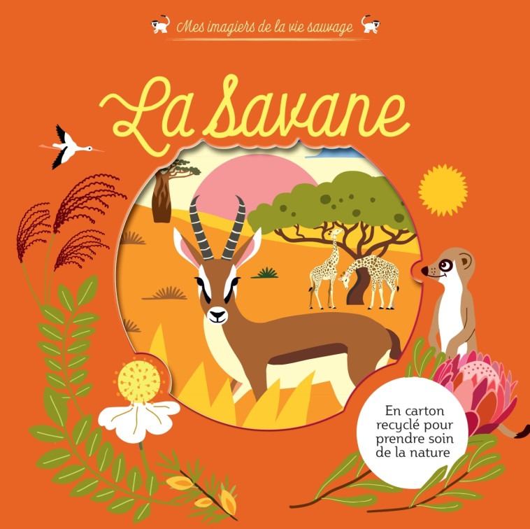 MES IMAGIERS DE LA VIE SAUVAGE - LA SAVANE - DENY/BAZANTOVA - HATIER JEUNESSE