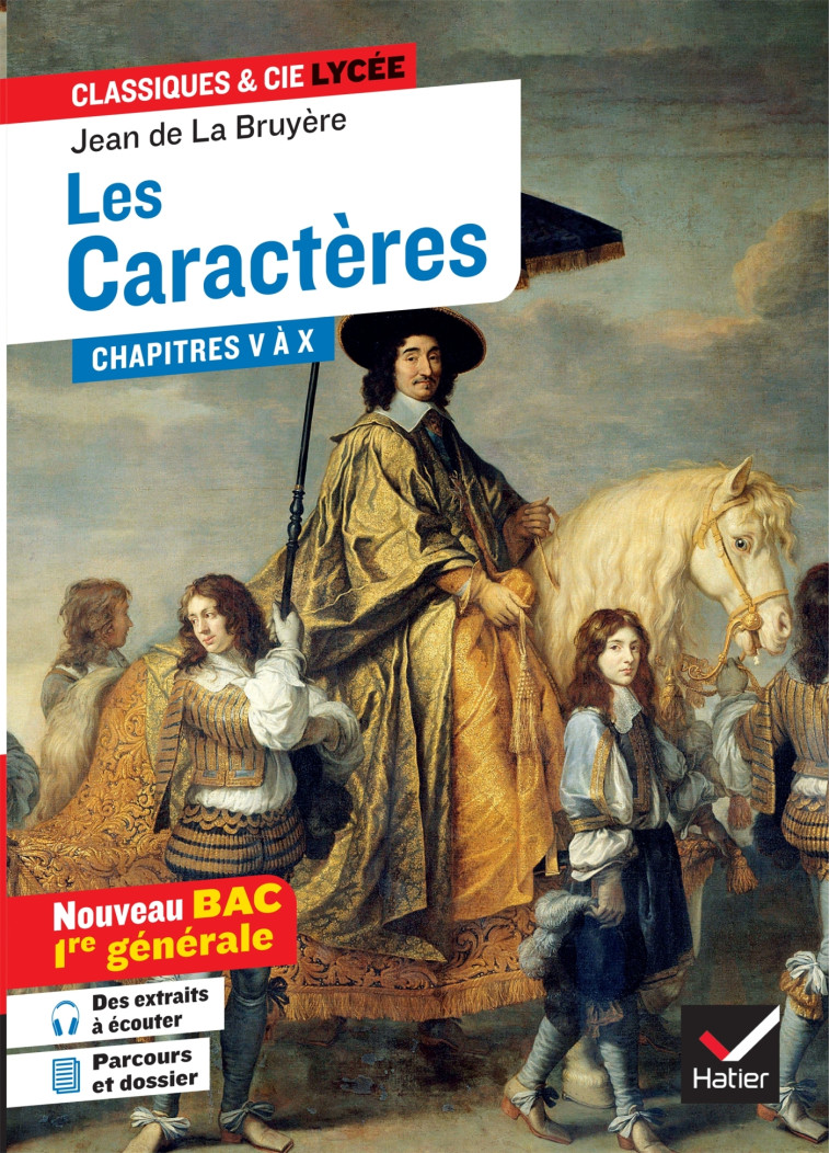 LES CARACTERES CHAPITRES V A X BAC 2023 - LA BRUYERE/FERAUD - HATIER