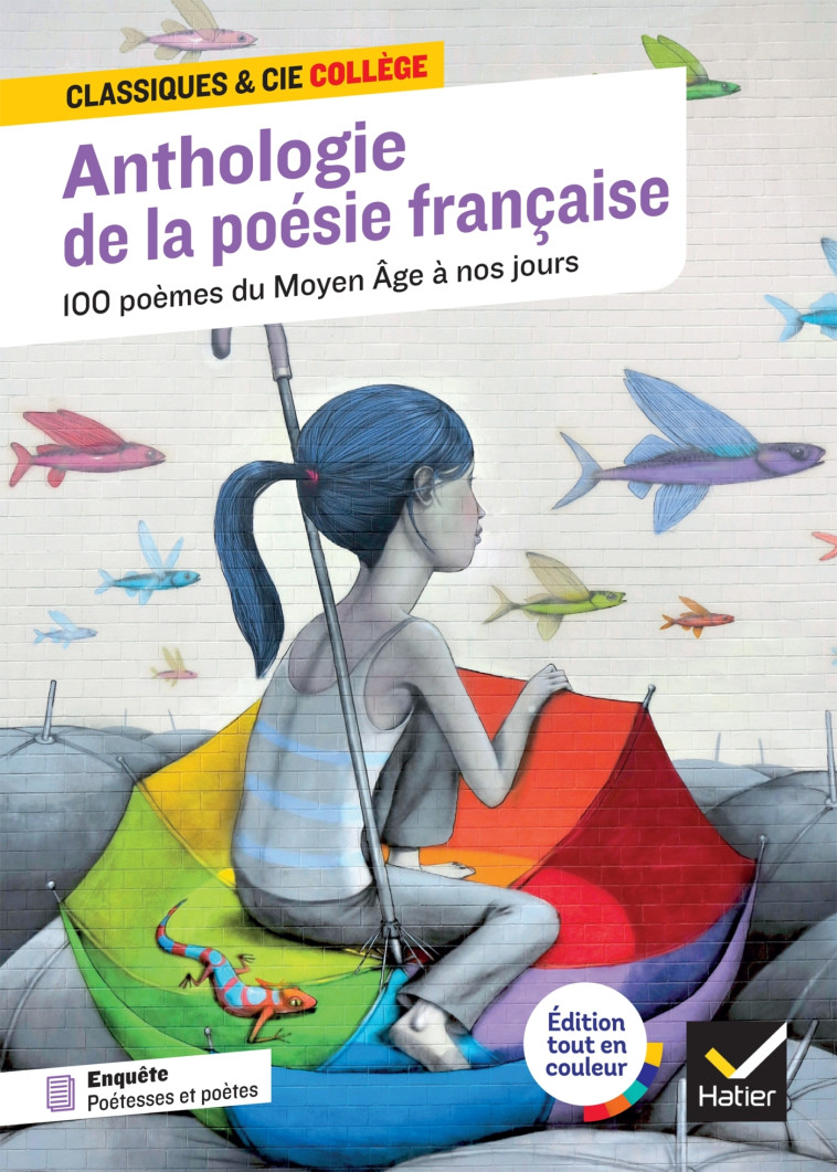 ANTHOLOGIE DE LA POESIE FRANCAISE : 100 POEMES DU MOYEN AGE A NOS JOURS - COSSA BLANDINE - HATIER