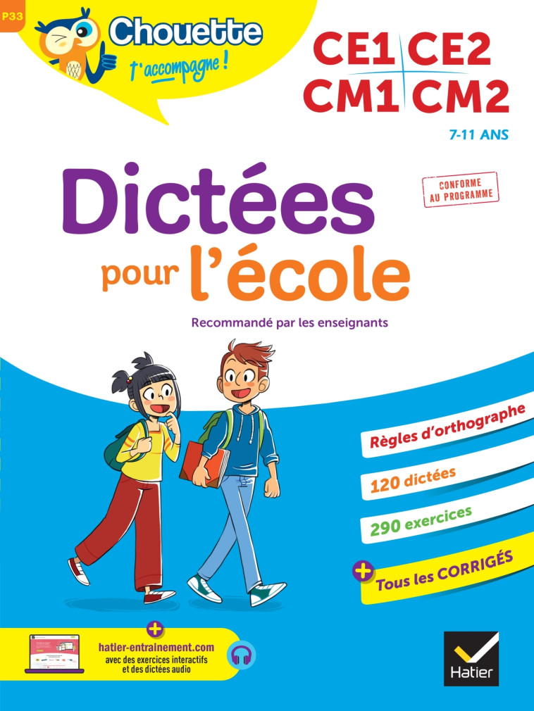 DICTEES POUR L'ECOLE CE1/CE2/CM1/CM2 - VALLE SOPHIE - HATIER