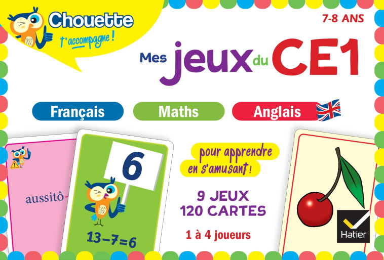 MES JEUX DU CE1 EN FRANCAIS, MATHS, ANGLAIS - COLLECTIF - HATIER