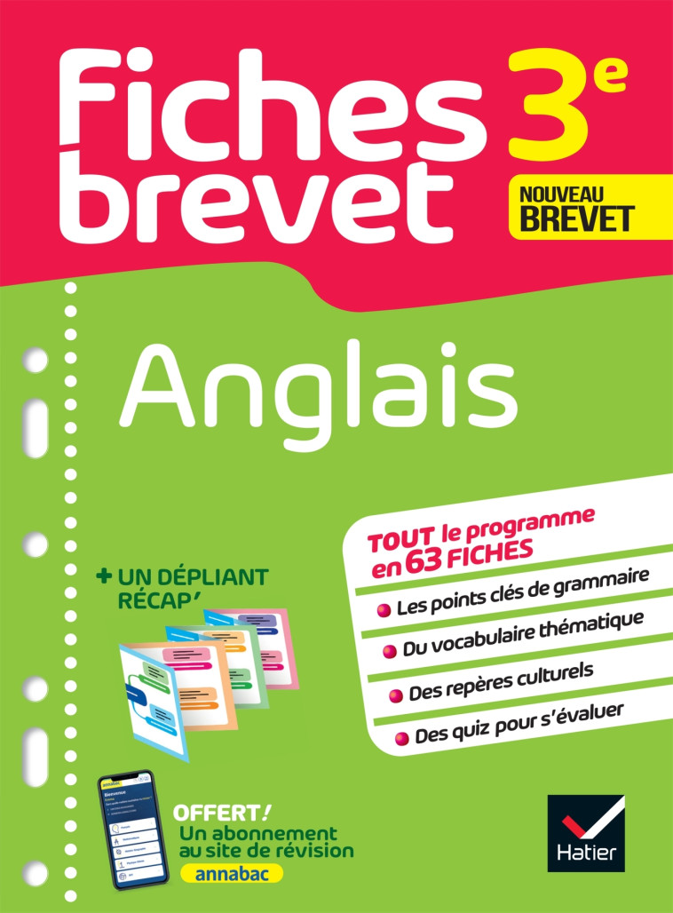 ANGLAIS 3E BREVET 2023 - TOUATI CORINNE - HATIER