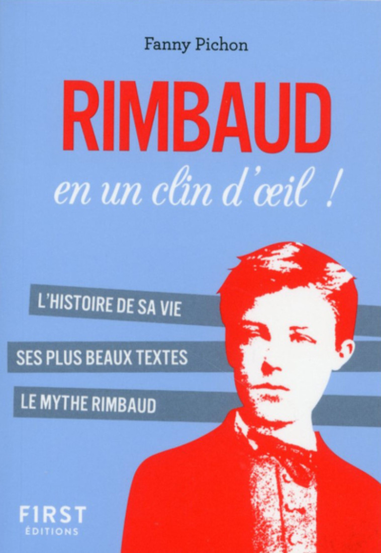 PETIT LIVRE RIMBAUD EN UN CLIN D'OEEIL - PICHON FANNY - FIRST