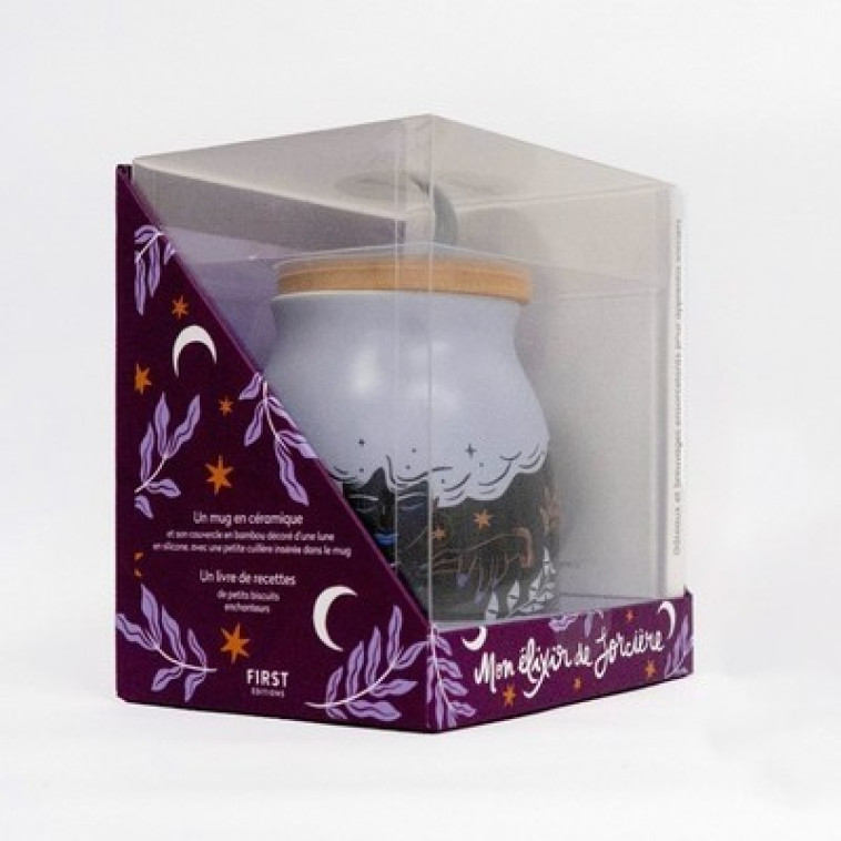 COFFRET - MUG MON ELIXIR DE SORCIERE - BOITE ET ACCESSOIRE - COLLECTIF - FIRST