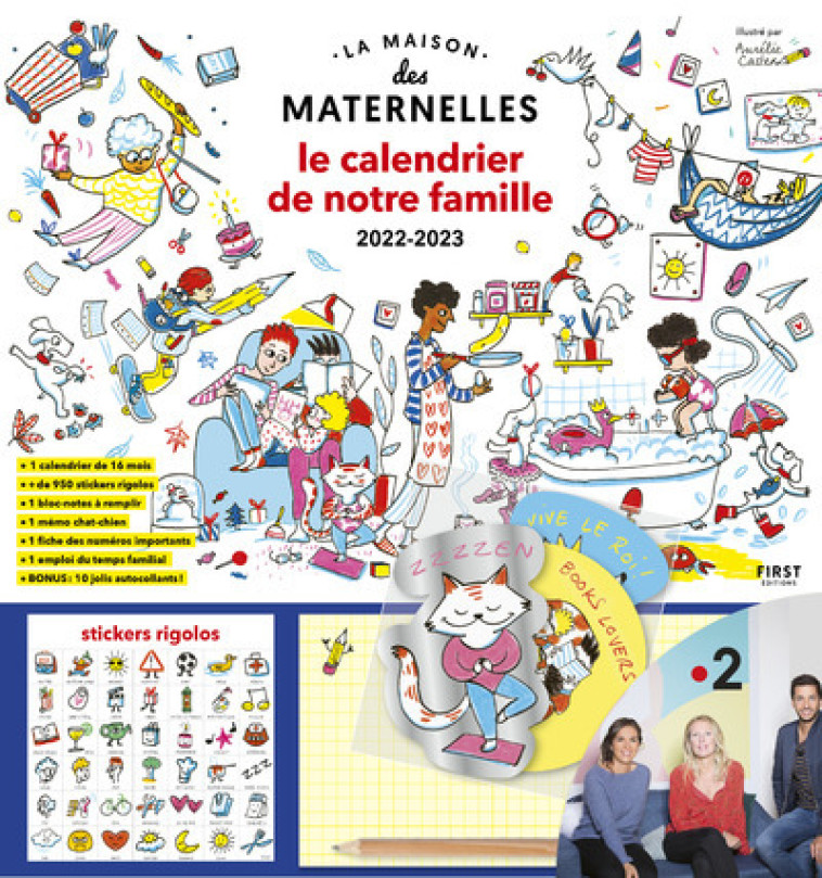 LE CALENDRIER DE NOTRE FAMILLE 2022-2023 - LA MAISON DES MATERN - FIRST