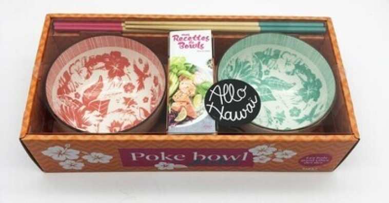 COFFRET POKE BOWLS ALOHA - COLLECTIF - FIRST