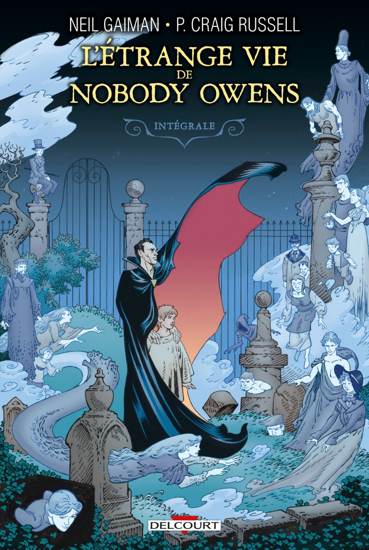 L'ETRANGE VIE DE NOBODY OWENS - INTEGRALE - GAIMAN/RUSSELL - DELCOURT