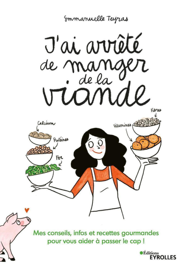 J'AI ARRETE DE MANGER DE LA VIANDE ! - MES CONSEILS, INFOS ET RECETTES GOURMANDES POUR VOUS AIDER A - TEYRAS EMMANUELLE - EYROLLES