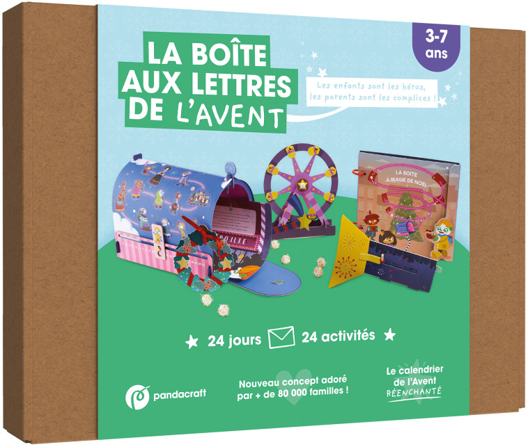 BOITE AUX LETTRES DE L'AVENT 3-7 ANS - XXX - PANDACRAFT