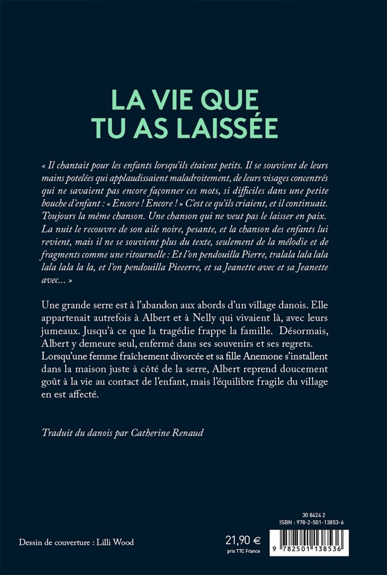 LA VIE QUE TU AS LAISSEE - ELMANN WEGNER LOTTE - HACHETTE FICTIO