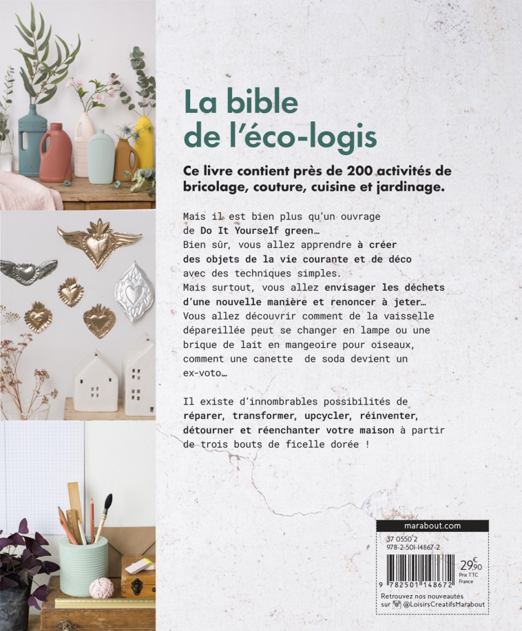 LA BIBLE DE L'ECO-LOGIS - LE PHU LISA - MARABOUT